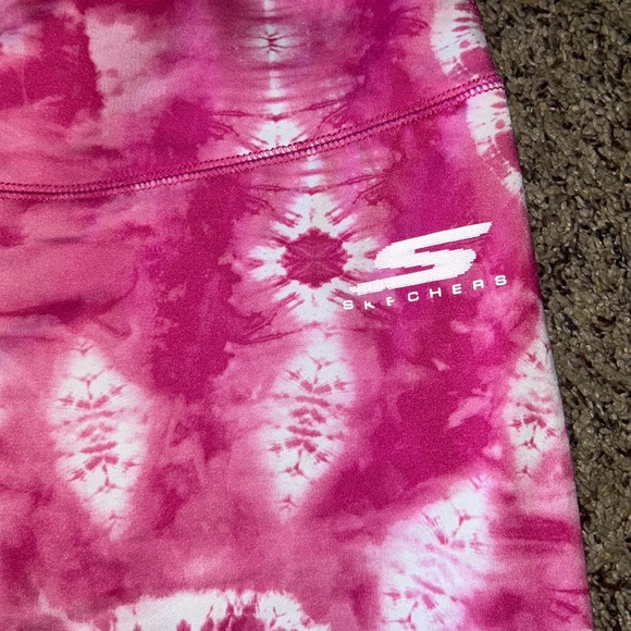 SKETCHERS pink tye dye leggings size S - Picture 3 of 5